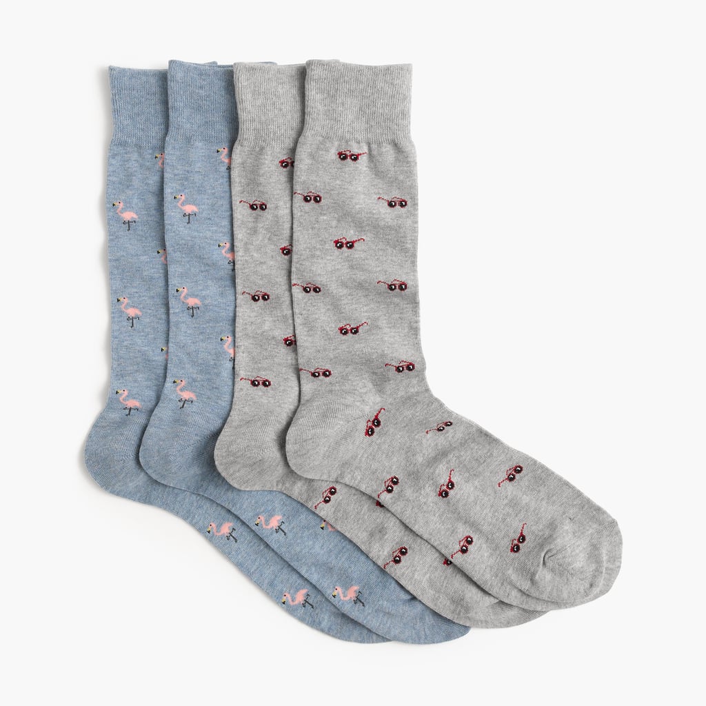 J.Crew X Pierre Le-TanTM for Design Miami/TM Socks Two-Pack ($23)