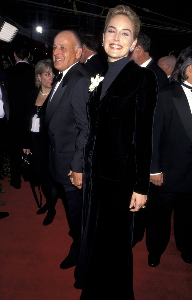 Sharon Stone's Black Velvet Look in 1996