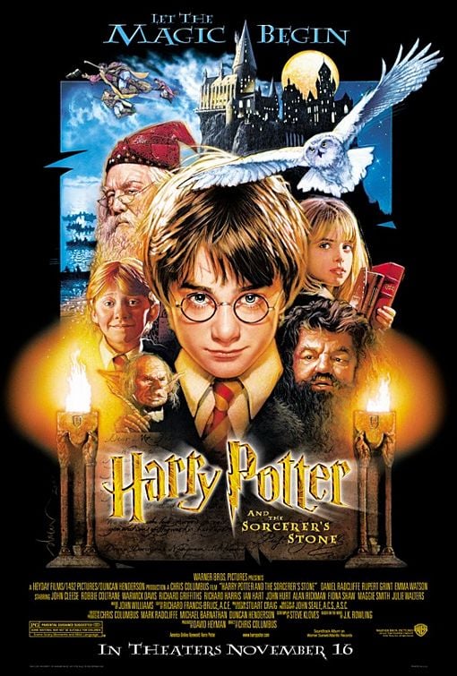 The first Harry Potter movie came out 13 years ago.