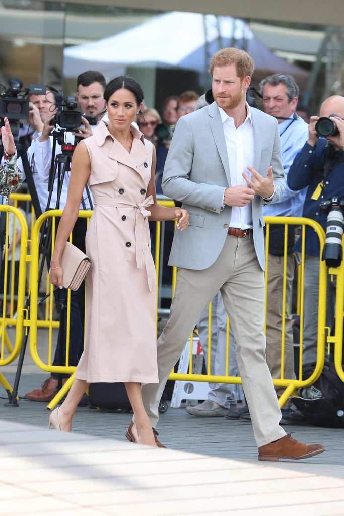 Meghan Markle's Pink Trench Dress House of Nonie