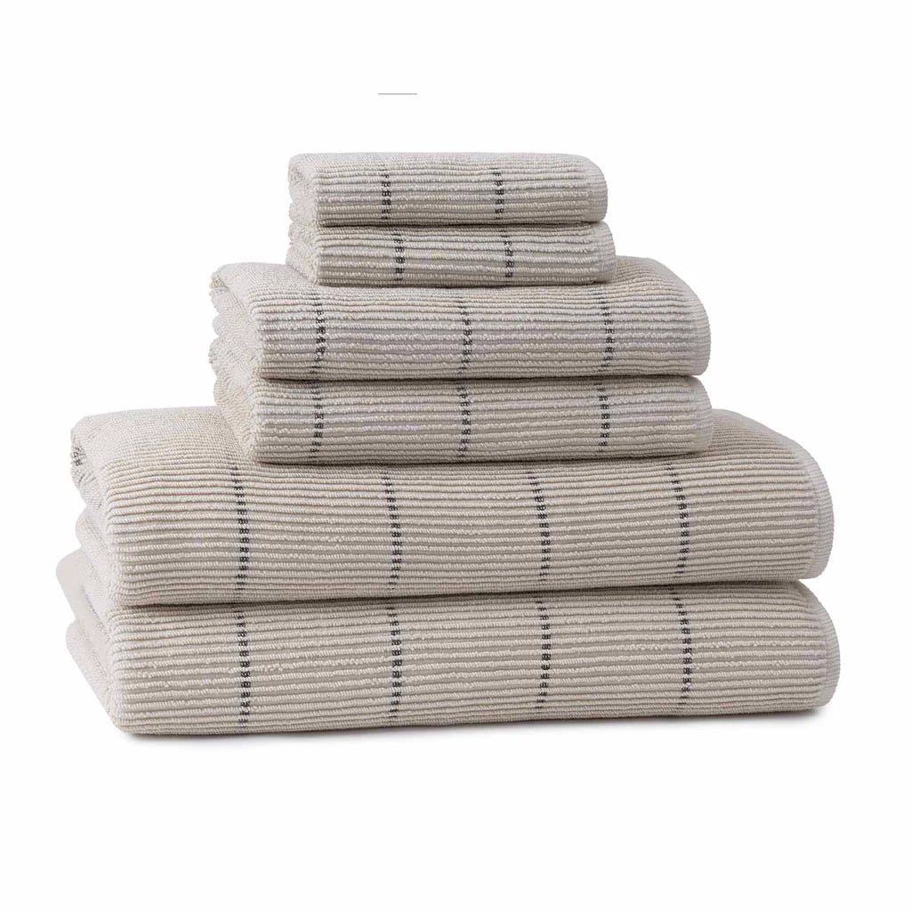 Kassatex Alvaro Bath Towels in Bone/Raven