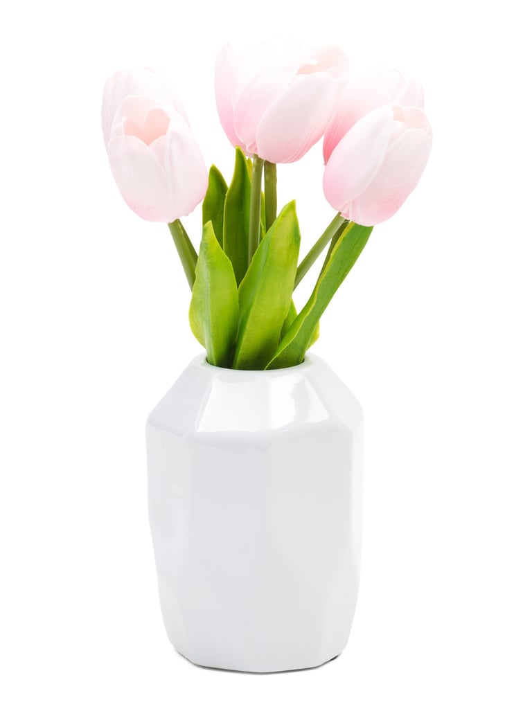 Jolie Fleur Tulips In Ceramic Pot