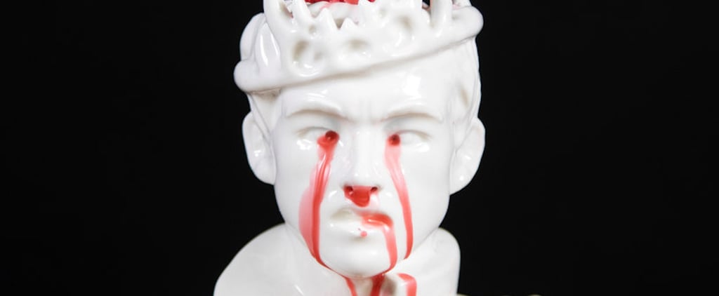 Game of Thrones Bleeding Joffrey Candle on Firebox
