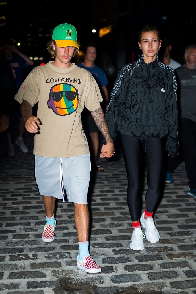 Justin Bieber Hailey Baldwin Matching Shoes and Socks 2018
