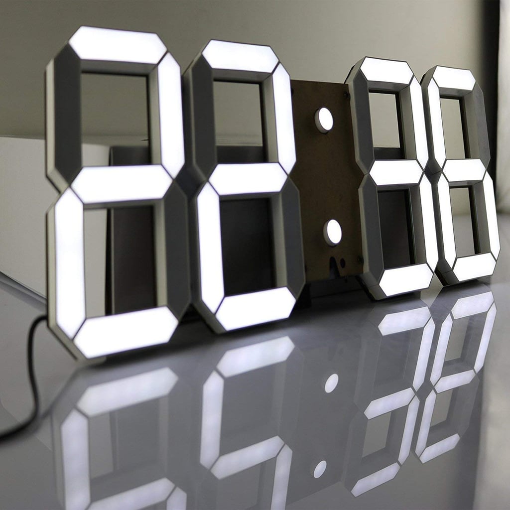 Pinty Multi-Functional Remote Control Large LED Digital Wall Clock