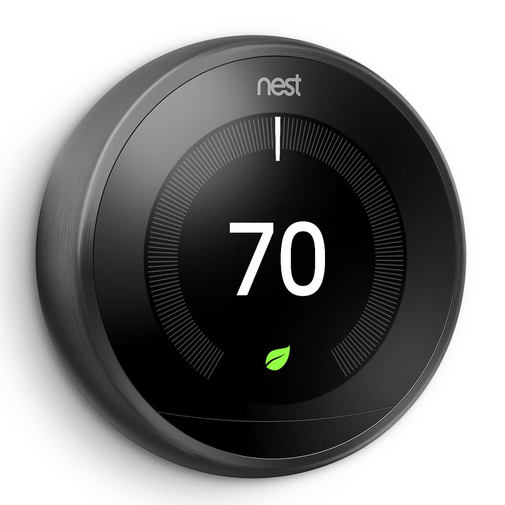 Google Nest Black Wi-Fi Enabled Thermostat