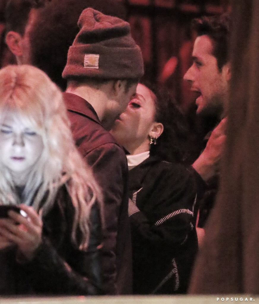 Robert Pattinson and FKA Twigs Kissing in LA