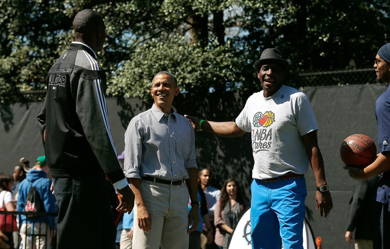 He was in good company with a few NBA players.