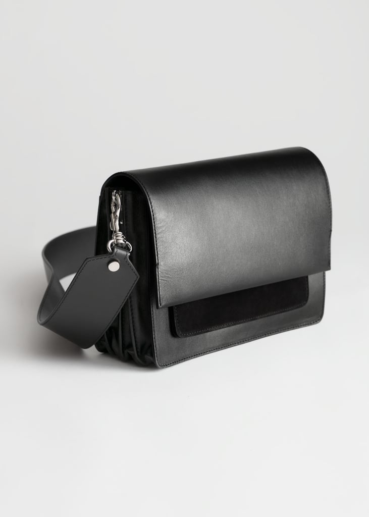 & Other Stories Short Leather Crossbody Bag | The Best Black Handbags ...