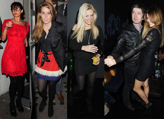 Photos of Chelsy Davy, Princess Beatrice, Natalie Imbruglia and Noel Gallagher at Chinawhites Reopening