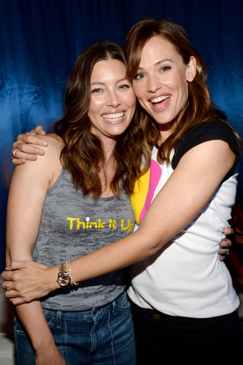 Jessica Biel and Jennifer Garner