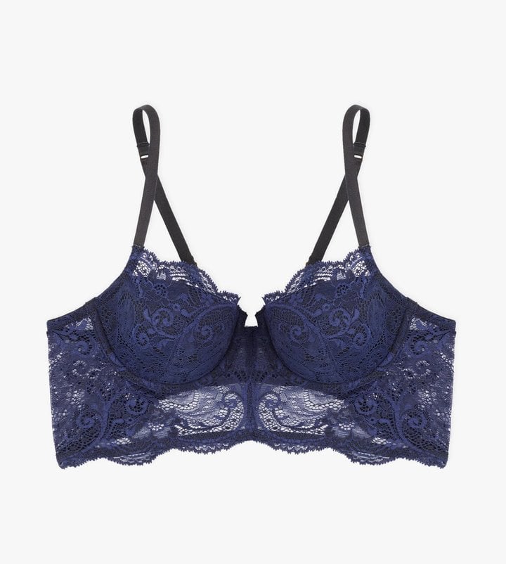 ThirdLove Longline Lace Bra Pretty Lace Bras POPSUGAR