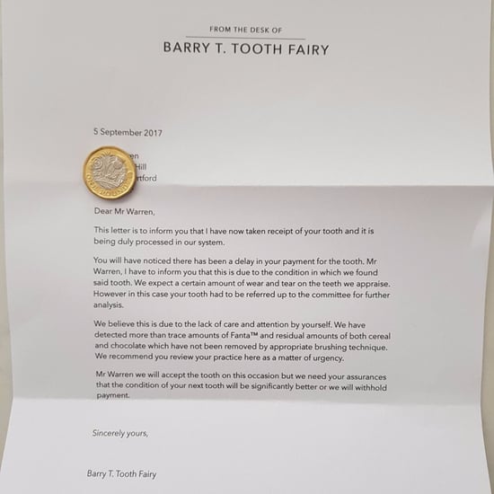 Tooth Fairy Popsugar Family