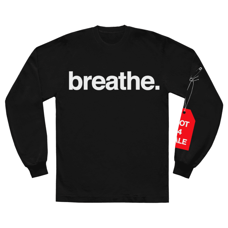 breathe. l/s shirt