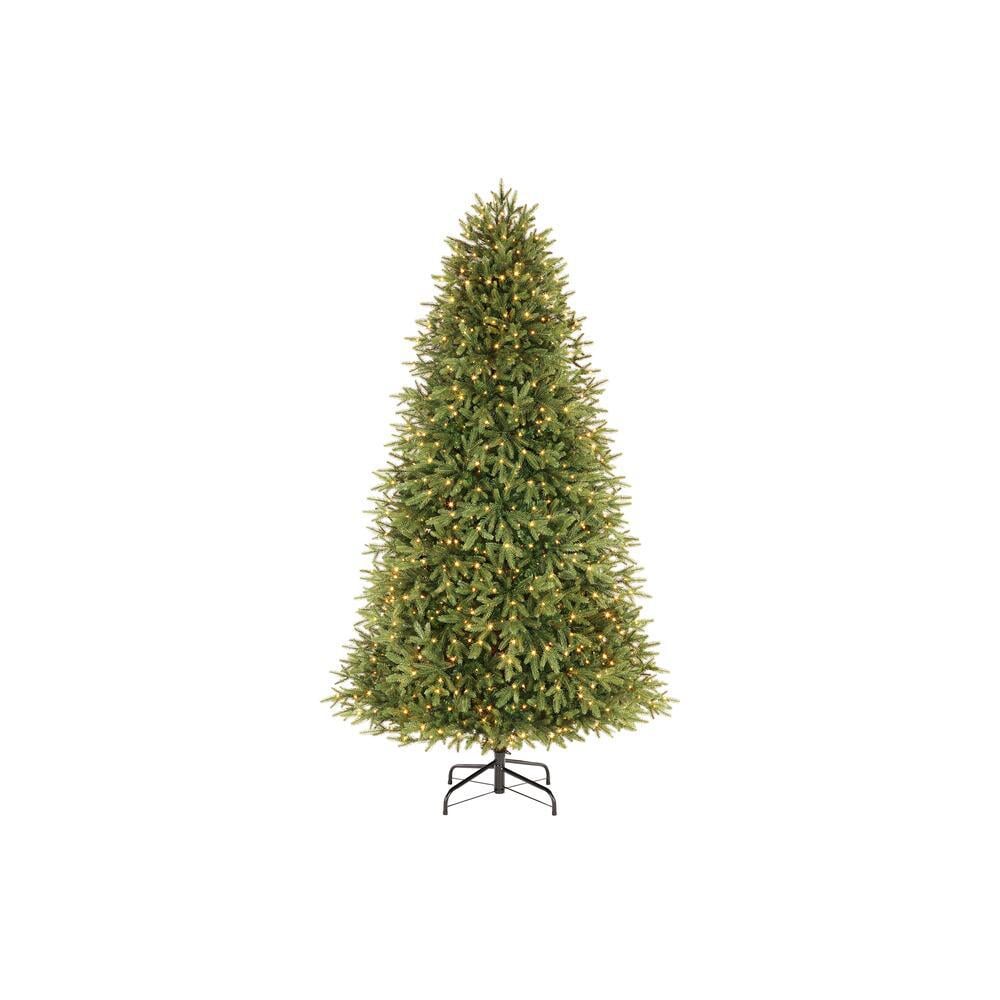 Home Accents Holiday 7 5 ft Jackson Noble Fir LED Pre Lit Artificial 