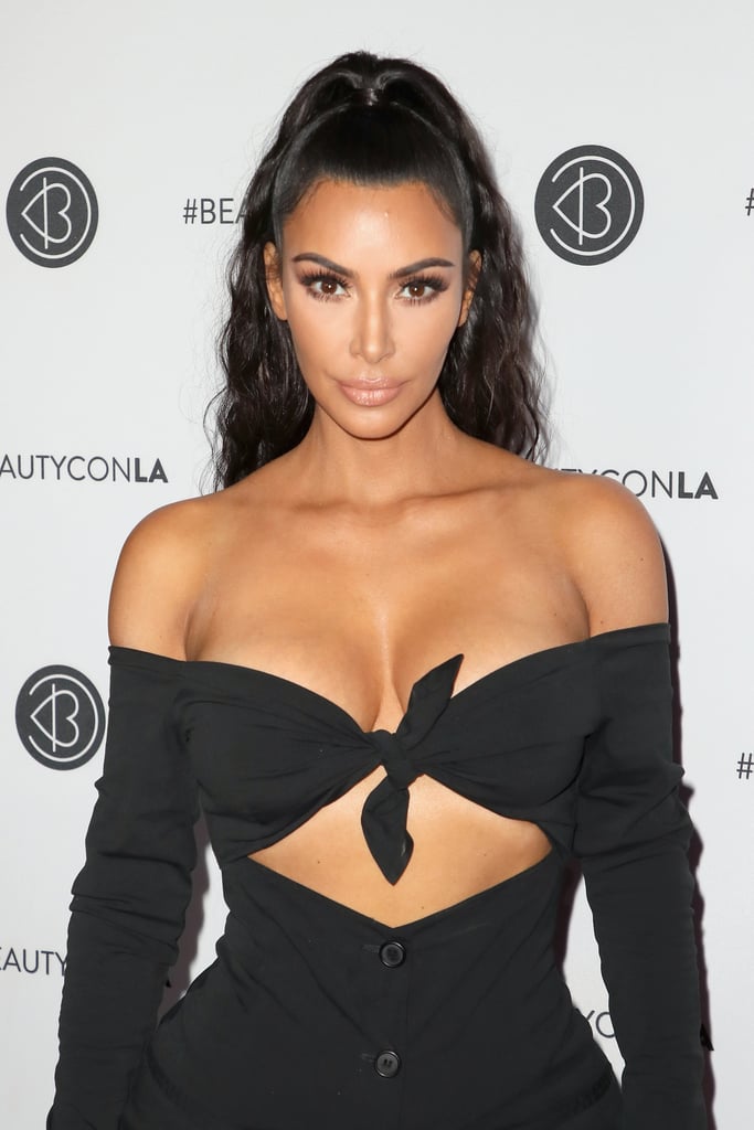 Kim Kardashian's Black Dress Beautycon 2018