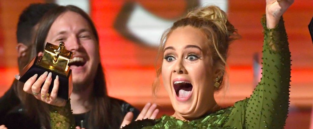 Adele at the 2017 Grammys