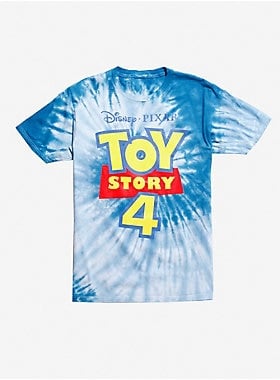 Disney Pixar Toy Story 4 Logo Tie-Dye T-Shirt