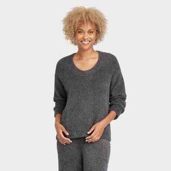 Target Cozy Feather Yarn Wide Leg Pants and Top Review