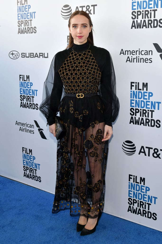Zoe Kazan at the 2019 Independent Spirit Awards