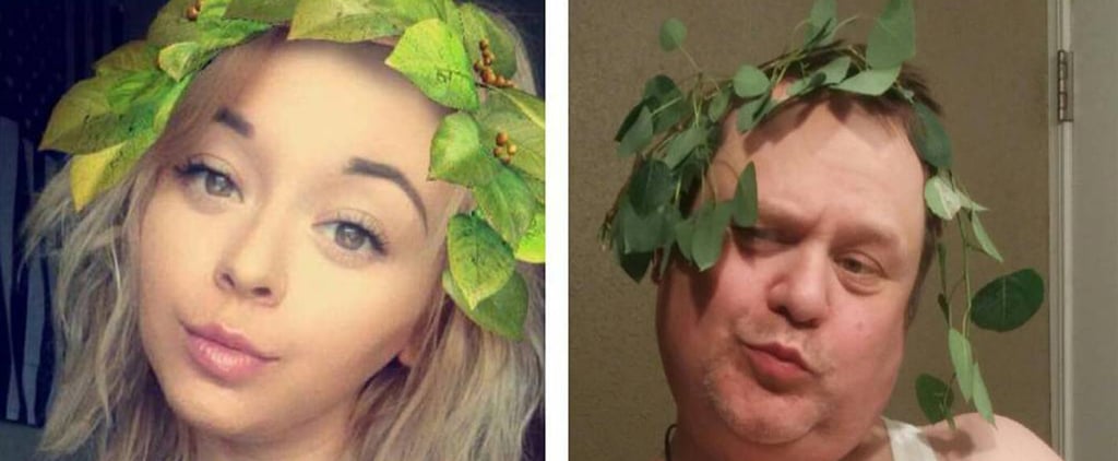 Dad Re-Creates Daughter's Selfies