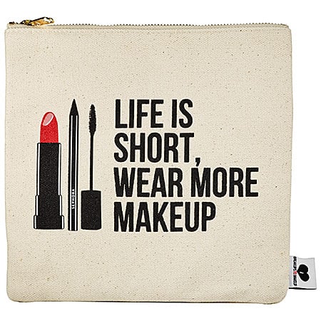 Life Is Short, Wear More Makeup Clutch