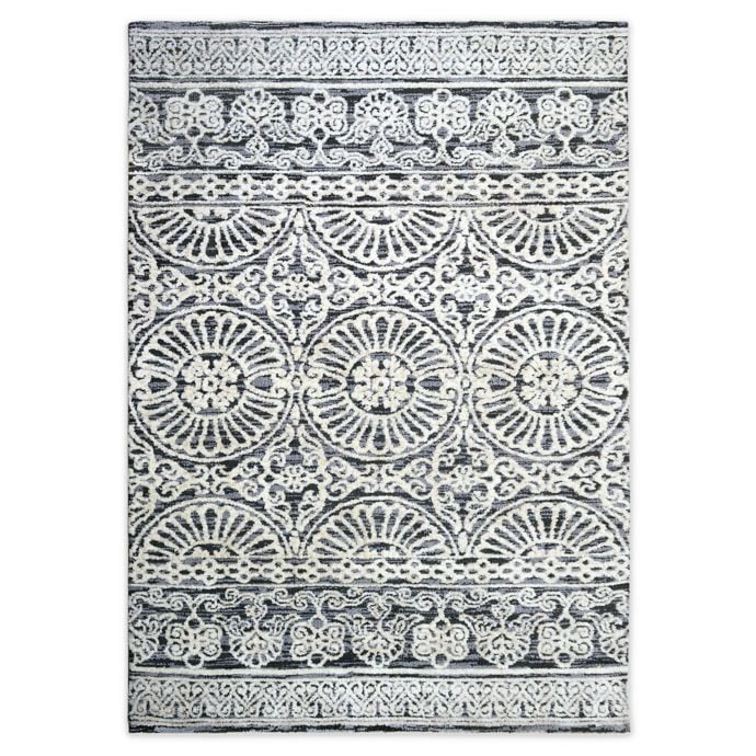 Ashby Area Rug in Grey/Ivory
