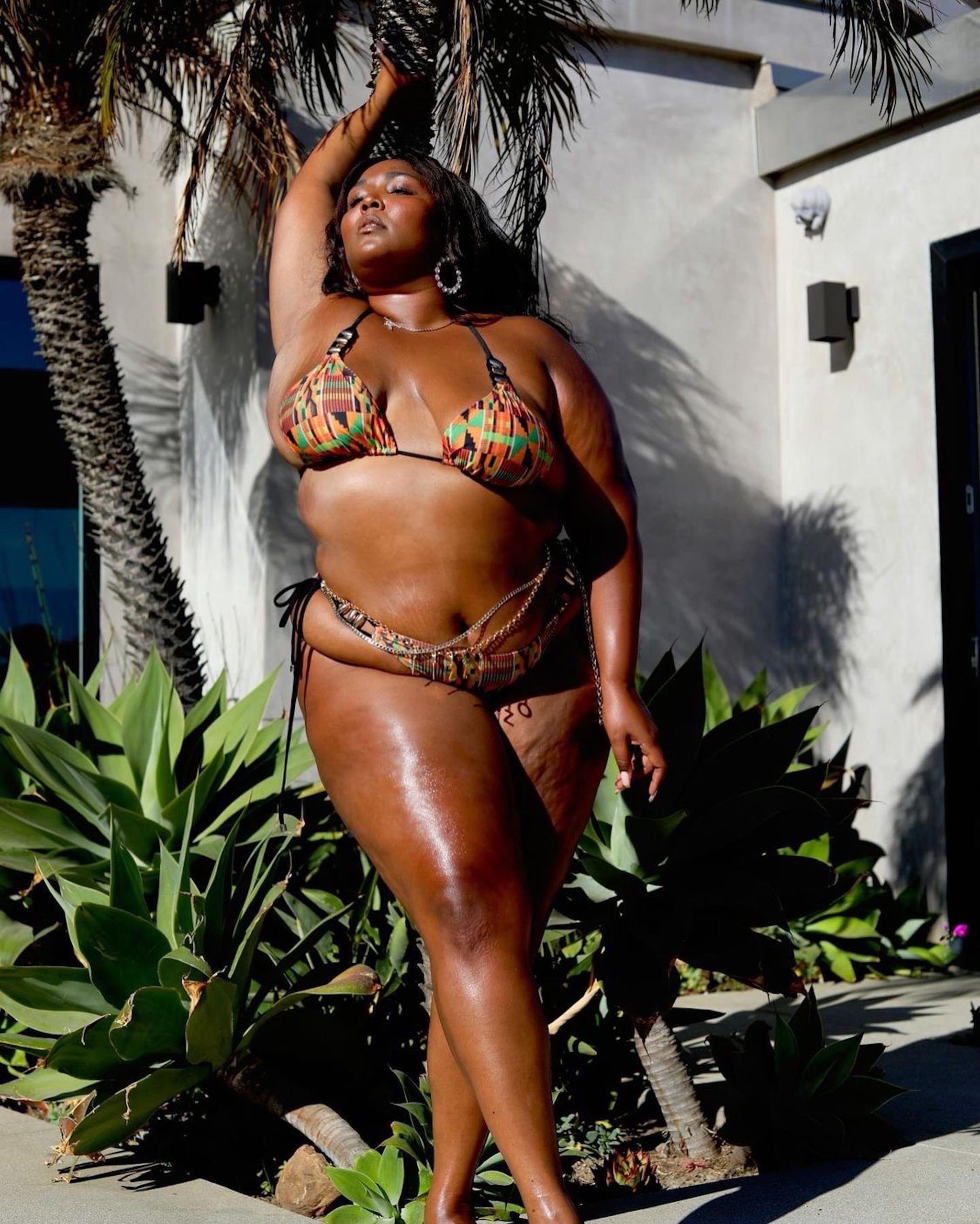 Lizzo Celebrates Big Girl Summer in Her Ashanti Ama Bikini