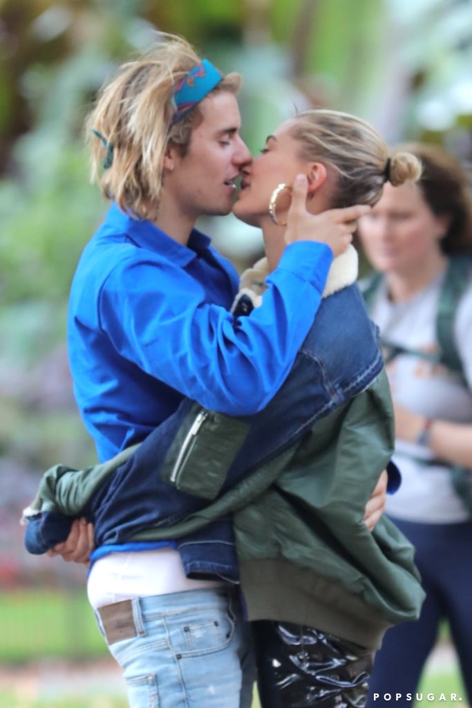 Justin Bieber And Hailey Baldwin Kissing September 2018 Popsugar