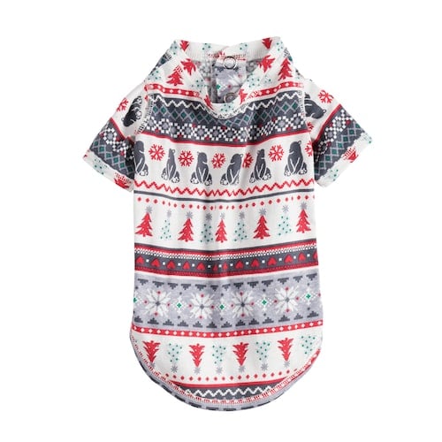 Polar Bear Fairisle Family Pajamas One-Piece Bodysuit