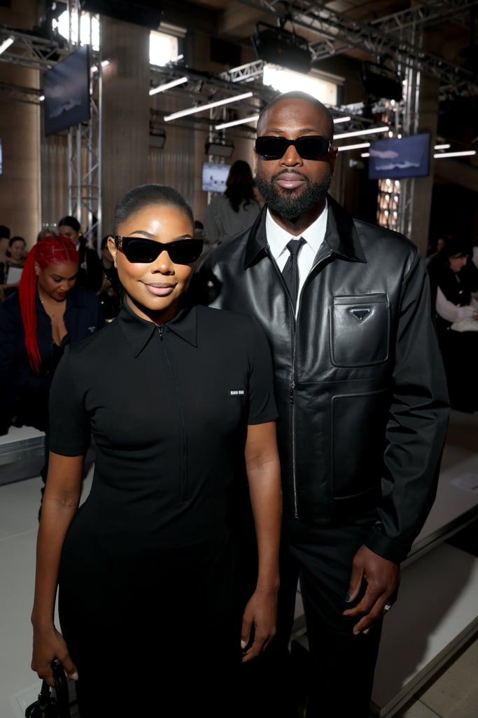 Gabrielle Union and Dwyane Wade at the Miu Miu Show