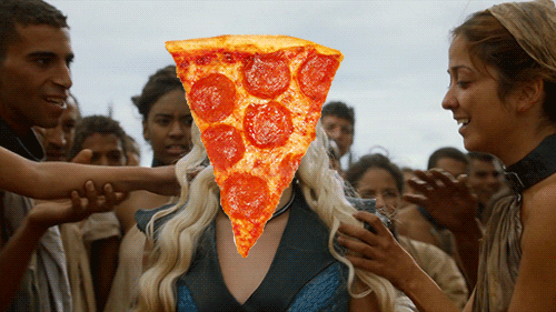 Everyone will be so jealous of you and pizza.