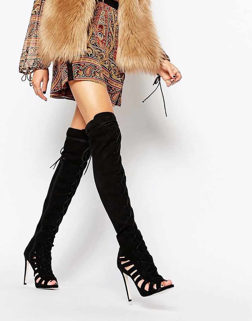 Asos Keep It Real Over-the-Knee Boots ($130)