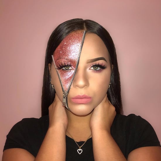 Glitter Zipper Makeup