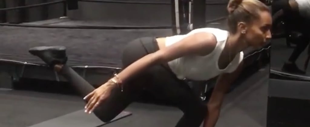 Jasmine Tookes BOSU Ball Exercise