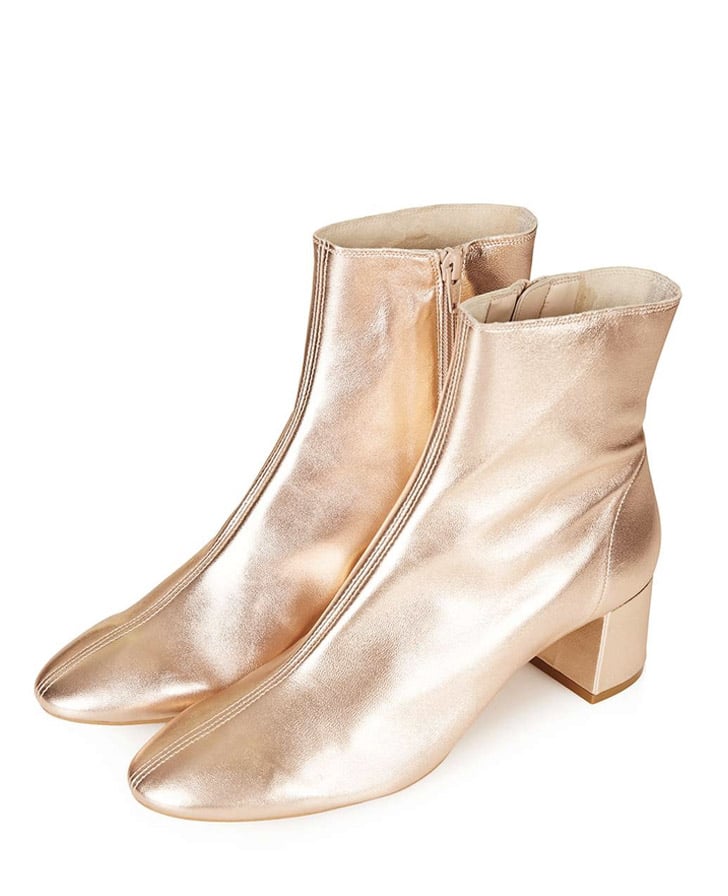 topshop flat ankle boots