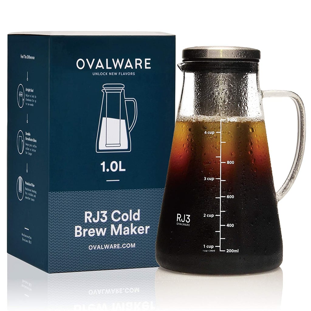 For Coffee-Lovers: Airtight Cold Brew Iced Coffee Maker and Tea Infuser With Spout