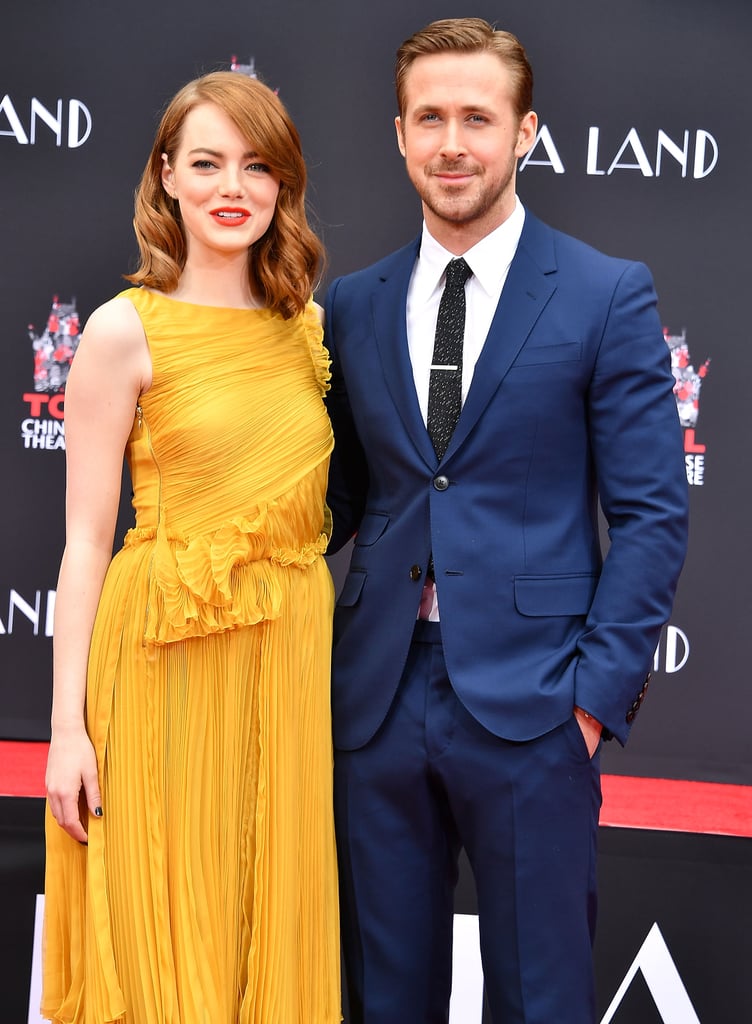 Ryan Gosling and Emma Stone at Hand and Footprint Ceremony
