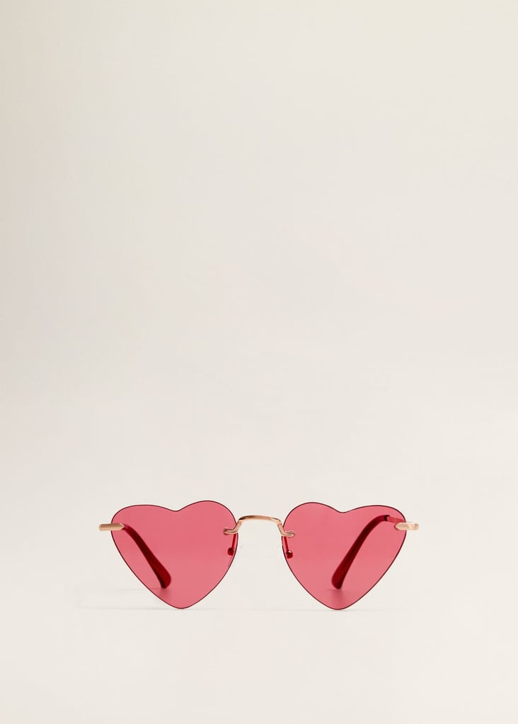 Mango Heart-Shape Sunglasses