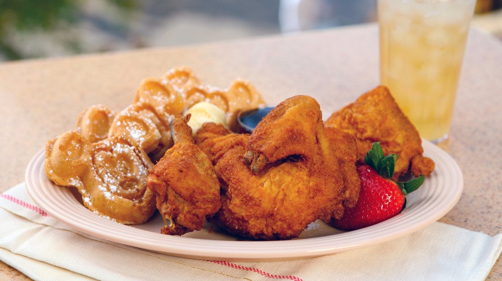 Mickey Mouse Chicken and Waffles | Best New Food at Disneyland in 2015 ...