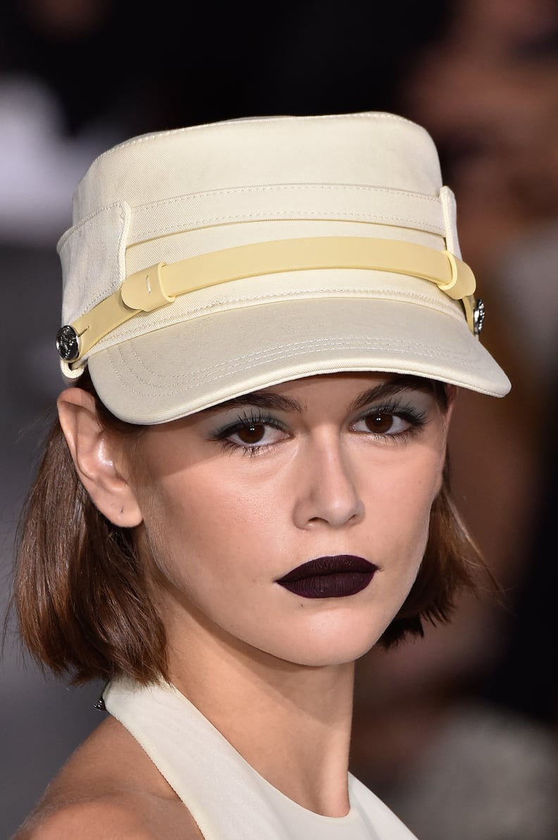 Kaia Gerber's Black Lipstick