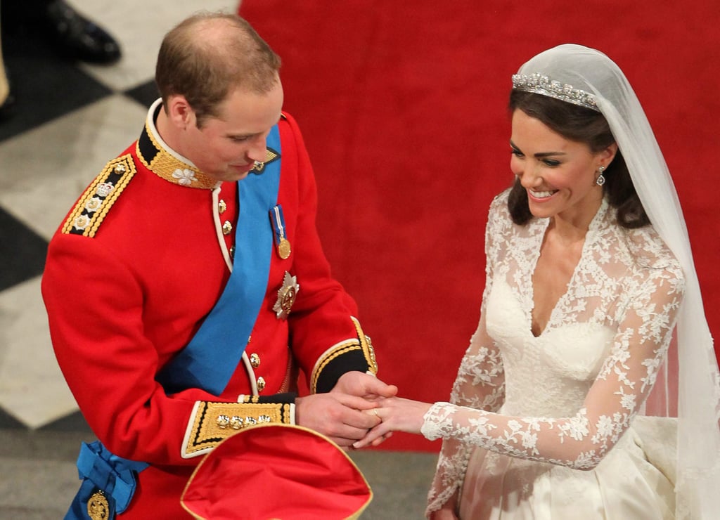 William and Kate Exchanging Rings, 2011