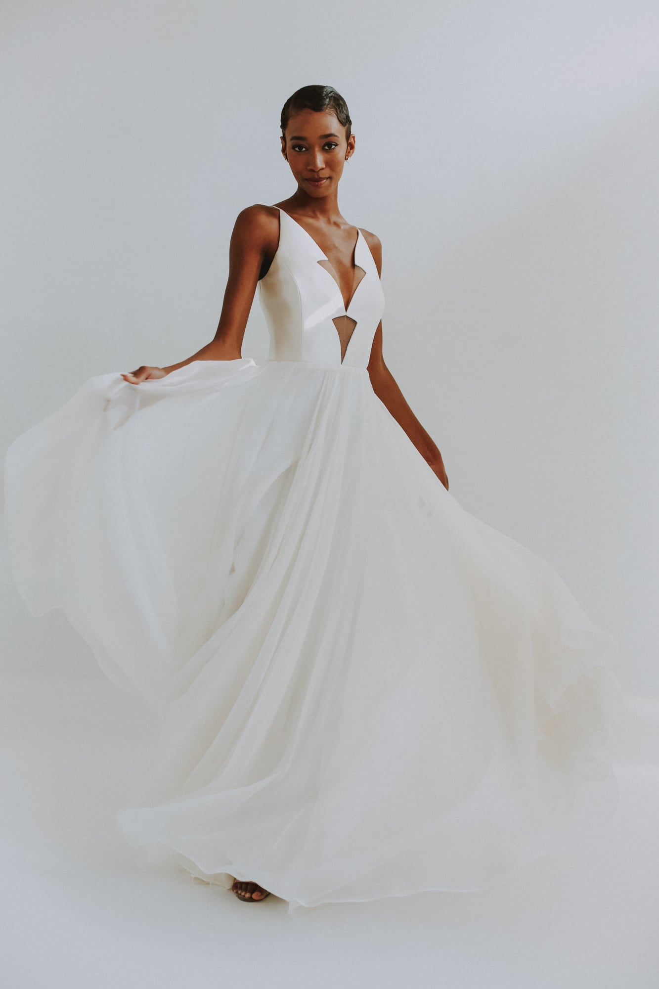 wedding dress cutout