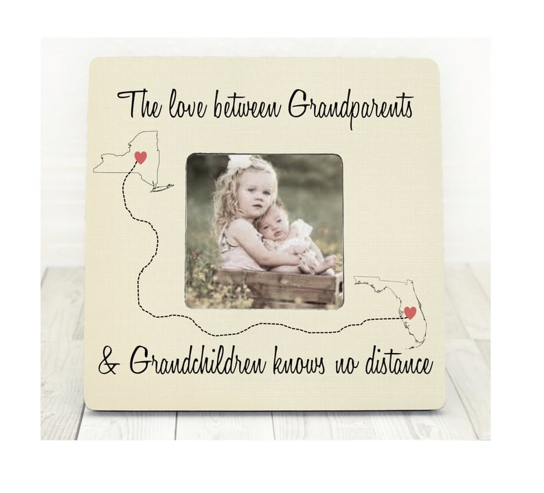 For the Long-Distance Grandparents: Long-Distance Love Frame