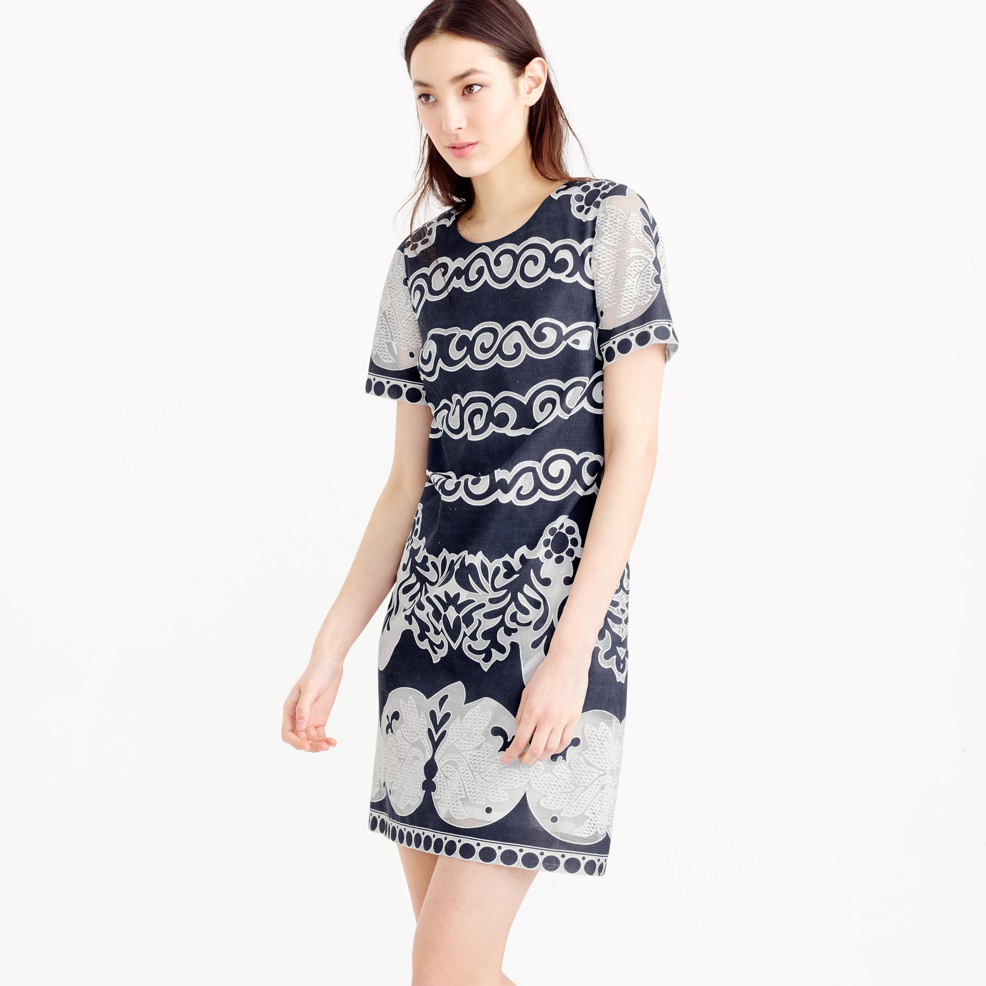 j crew shift dress
