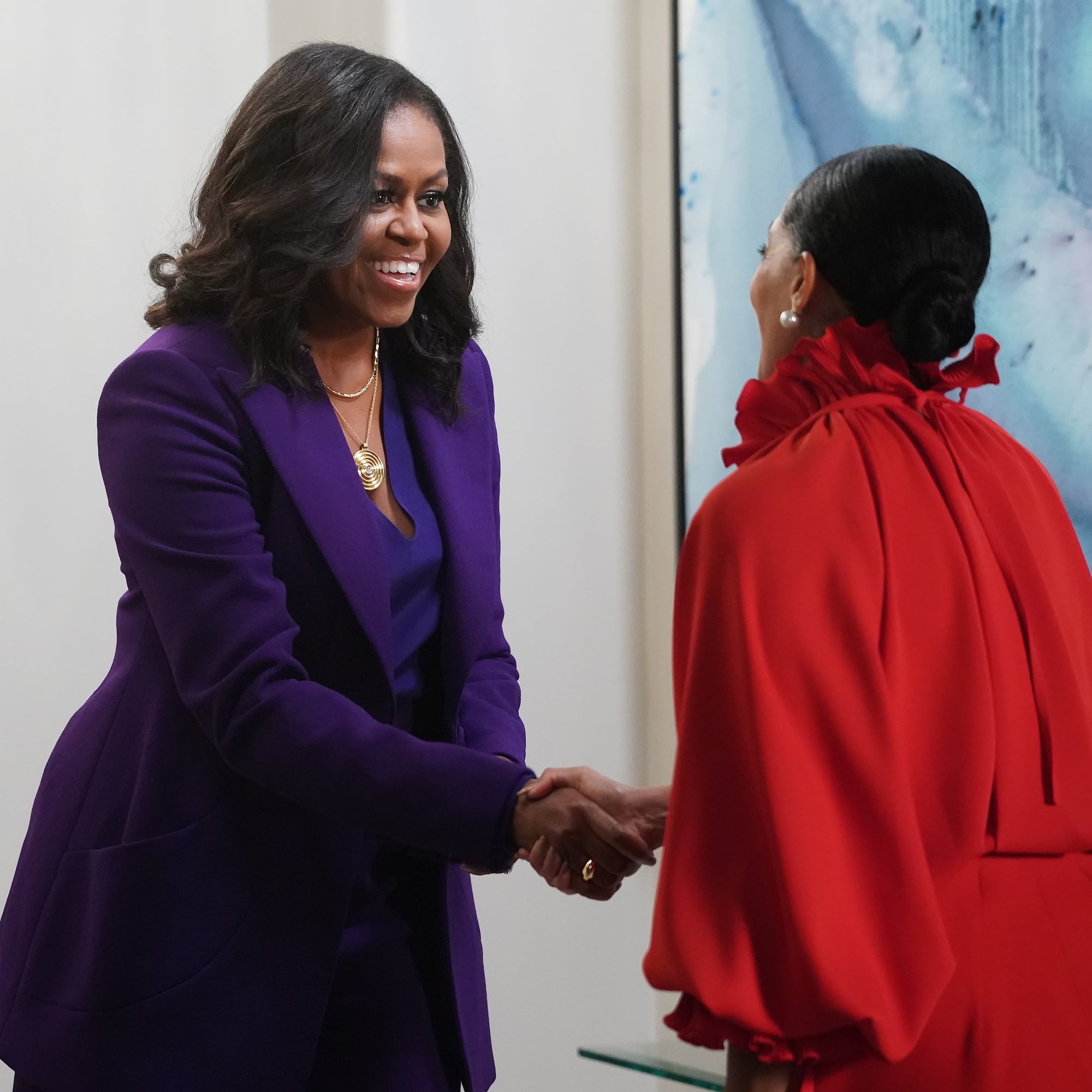 Michelle Obama's Outfits in Black-Ish Season 8 Premiere | POPSUGAR Fashion