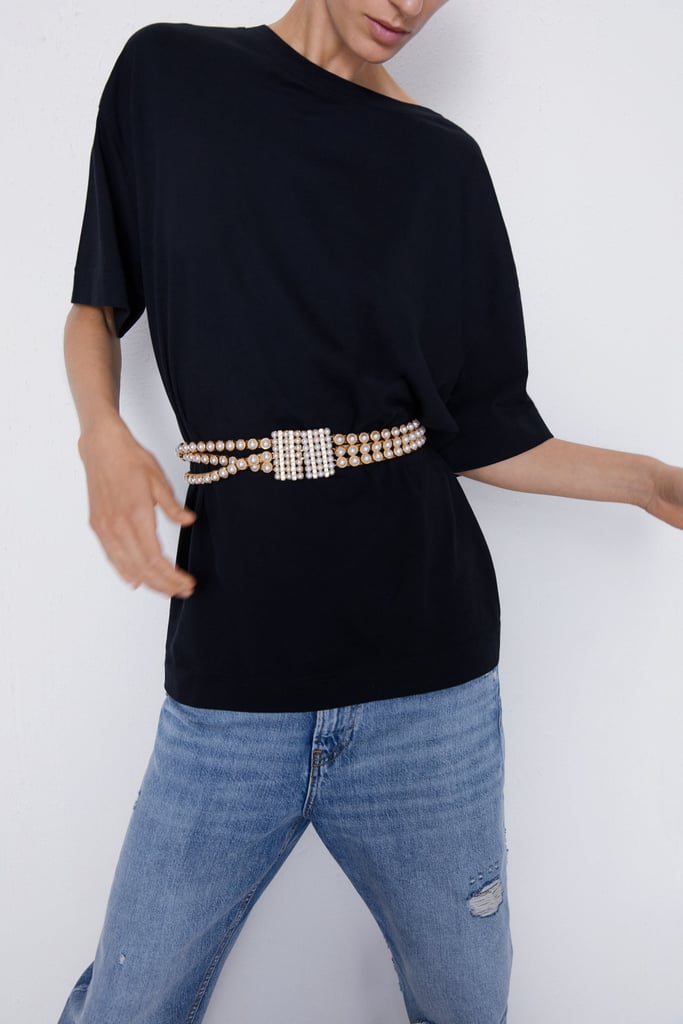 Zara Faux Pearl Belt | Fall Essentials Every Woman Needs in Her Closet ...