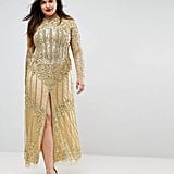 coast ariel sequin maxi dress