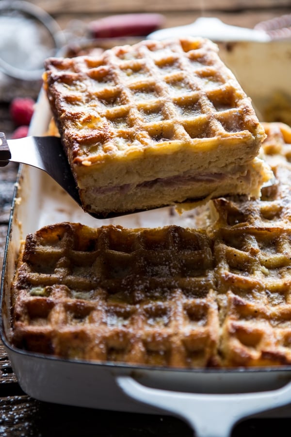 Monte Cristo Waffle Casserole Breakfast Casserole Recipes POPSUGAR