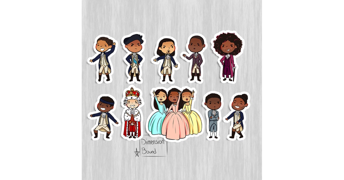 Hamilton Stickers Set | Gifts For Hamilton Fans | POPSUGAR ...